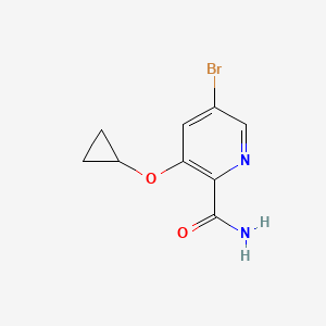 5-Bromo-3-cyclopropoxypicolinamide