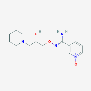 N-[2-hydroxy-3-(1-piperidinyl)propoxy]pyridine-1-oxide-3-carboxamidine