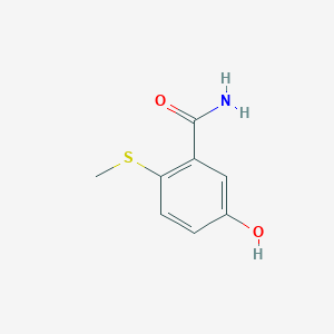 5-Hydroxy-2-(methylthio)benzamide