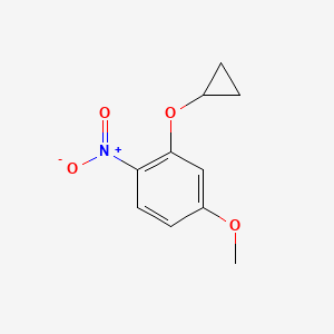 2-Cyclopropoxy-4-methoxy-1-nitrobenzene