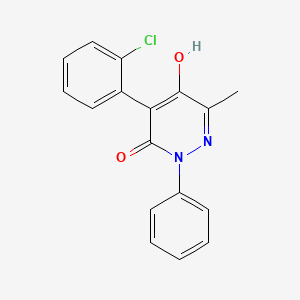 4-(2-Chlorophenyl)-5-hydroxy-6-methyl-2-phenylpyridazin-3(2H)-one