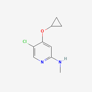 5-Chloro-4-cyclopropoxy-N-methylpyridin-2-amine