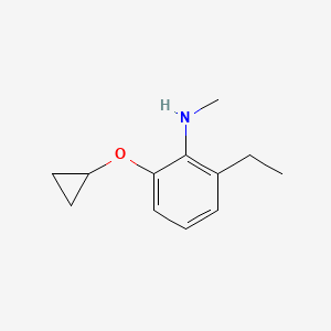 2-Cyclopropoxy-6-ethyl-N-methylaniline