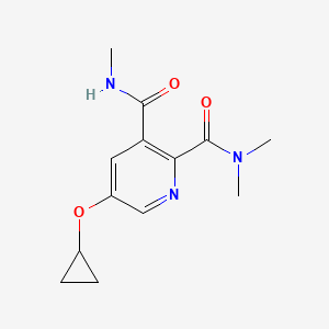 5-Cyclopropoxy-N2,N2,N3-trimethylpyridine-2,3-dicarboxamide