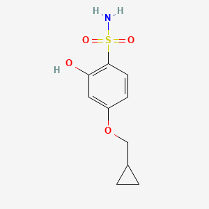 4-(Cyclopropylmethoxy)-2-hydroxybenzenesulfonamide