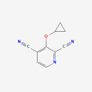 3-Cyclopropoxypyridine-2,4-dicarbonitrile