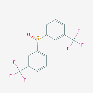 molecular formula C14H8F6OP+ B14822222 Oxobis[3-(trifluoromethyl)phenyl]phosphanium CAS No. 15929-44-9