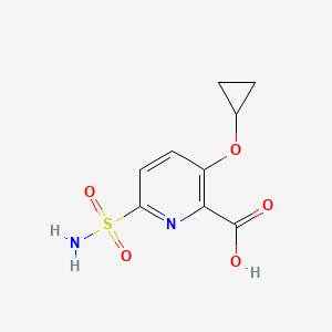 3-Cyclopropoxy-6-sulfamoylpicolinic acid