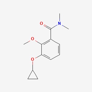 3-Cyclopropoxy-2-methoxy-N,N-dimethylbenzamide