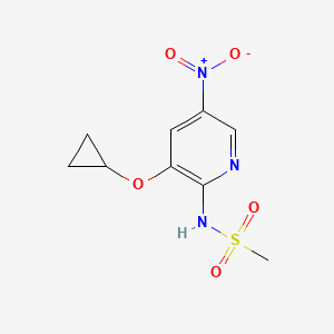 N-(3-Cyclopropoxy-5-nitropyridin-2-YL)methanesulfonamide