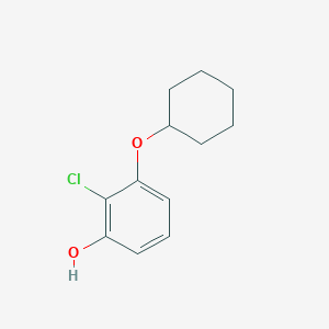 2-Chloro-3-(cyclohexyloxy)phenol