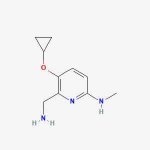 6-(Aminomethyl)-5-cyclopropoxy-N-methylpyridin-2-amine