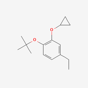 1-Tert-butoxy-2-cyclopropoxy-4-ethylbenzene