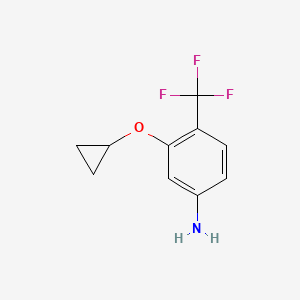 3-Cyclopropoxy-4-(trifluoromethyl)aniline