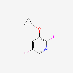 3-Cyclopropoxy-5-fluoro-2-iodopyridine