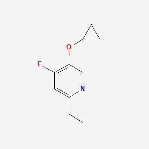 5-Cyclopropoxy-2-ethyl-4-fluoropyridine