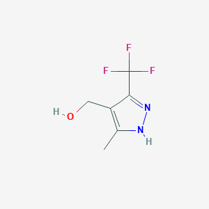 B1482285 (5-methyl-3-(trifluoromethyl)-1H-pyrazol-4-yl)methanol CAS No. 2242422-18-8