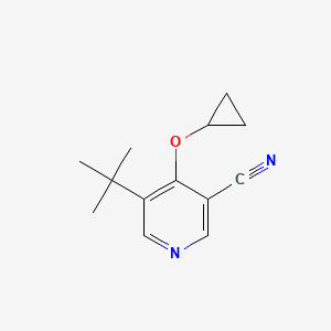 5-Tert-butyl-4-cyclopropoxynicotinonitrile