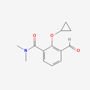 2-Cyclopropoxy-3-formyl-N,N-dimethylbenzamide