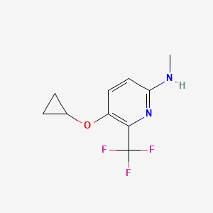 5-Cyclopropoxy-N-methyl-6-(trifluoromethyl)pyridin-2-amine