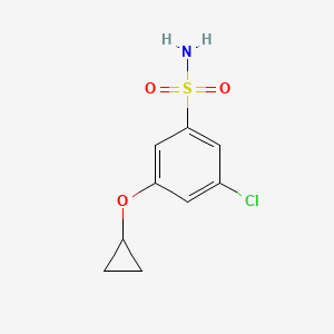 3-Chloro-5-cyclopropoxybenzenesulfonamide