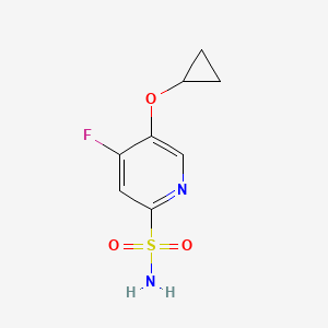 5-Cyclopropoxy-4-fluoropyridine-2-sulfonamide