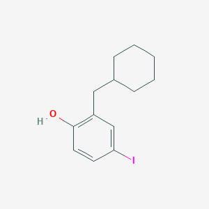 2-(Cyclohexylmethyl)-4-iodophenol