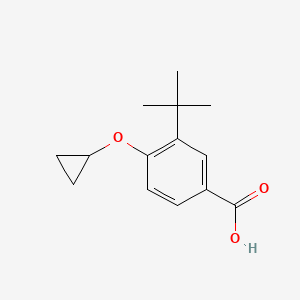 3-Tert-butyl-4-cyclopropoxybenzoic acid