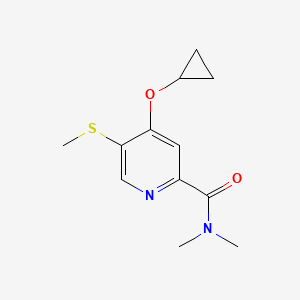 4-Cyclopropoxy-N,N-dimethyl-5-(methylthio)picolinamide