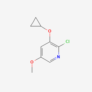 2-Chloro-3-cyclopropoxy-5-methoxypyridine