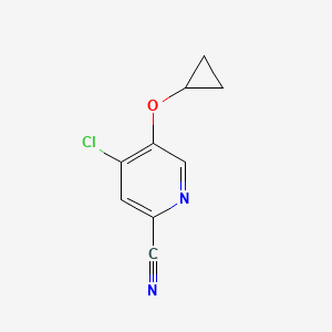 4-Chloro-5-cyclopropoxypicolinonitrile