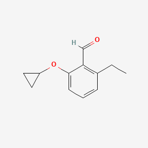 2-Cyclopropoxy-6-ethylbenzaldehyde