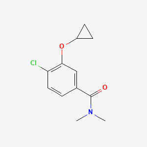 4-Chloro-3-cyclopropoxy-N,N-dimethylbenzamide