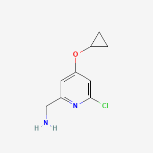 (6-Chloro-4-cyclopropoxypyridin-2-YL)methanamine