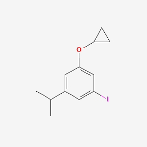 1-Cyclopropoxy-3-iodo-5-isopropylbenzene