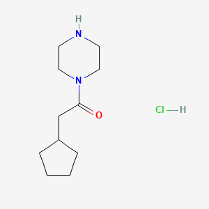 1-(Cyclopentylacetyl)piperazine hydrochloride