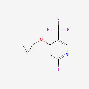 4-Cyclopropoxy-2-iodo-5-(trifluoromethyl)pyridine