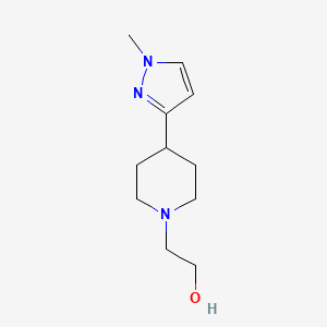 2-(4-(1-methyl-1H-pyrazol-3-yl)piperidin-1-yl)ethan-1-ol
