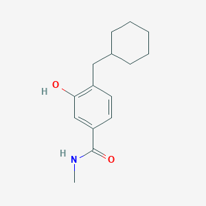 4-(Cyclohexylmethyl)-3-hydroxy-N-methylbenzamide