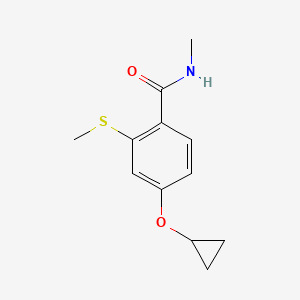 4-Cyclopropoxy-N-methyl-2-(methylthio)benzamide