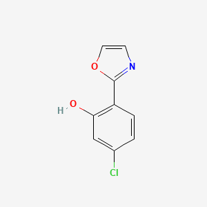 5-Chloro-2-(1,3-oxazol-2-YL)phenol