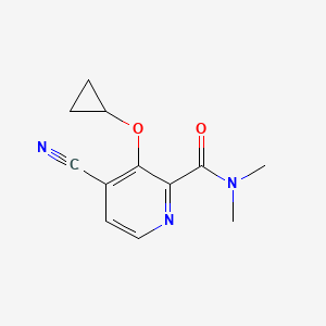 4-Cyano-3-cyclopropoxy-N,N-dimethylpicolinamide