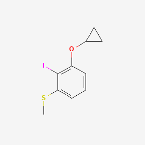 (3-Cyclopropoxy-2-iodophenyl)(methyl)sulfane