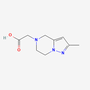 2-(2-methyl-6,7-dihydropyrazolo[1,5-a]pyrazin-5(4H)-yl)acetic acid