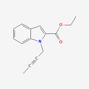 ethyl 1-(but-2-yn-1-yl)-1H-indole-2-carboxylate