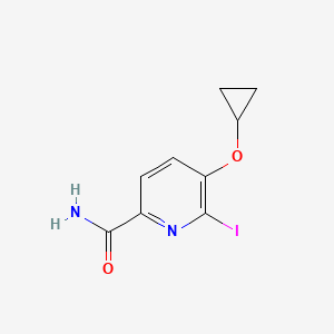 5-Cyclopropoxy-6-iodopicolinamide