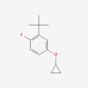 2-Tert-butyl-4-cyclopropoxy-1-fluorobenzene