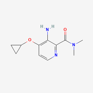 3-Amino-4-cyclopropoxy-N,N-dimethylpicolinamide