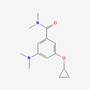 3-Cyclopropoxy-5-(dimethylamino)-N,N-dimethylbenzamide