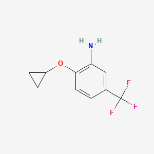 2-Cyclopropoxy-5-(trifluoromethyl)aniline